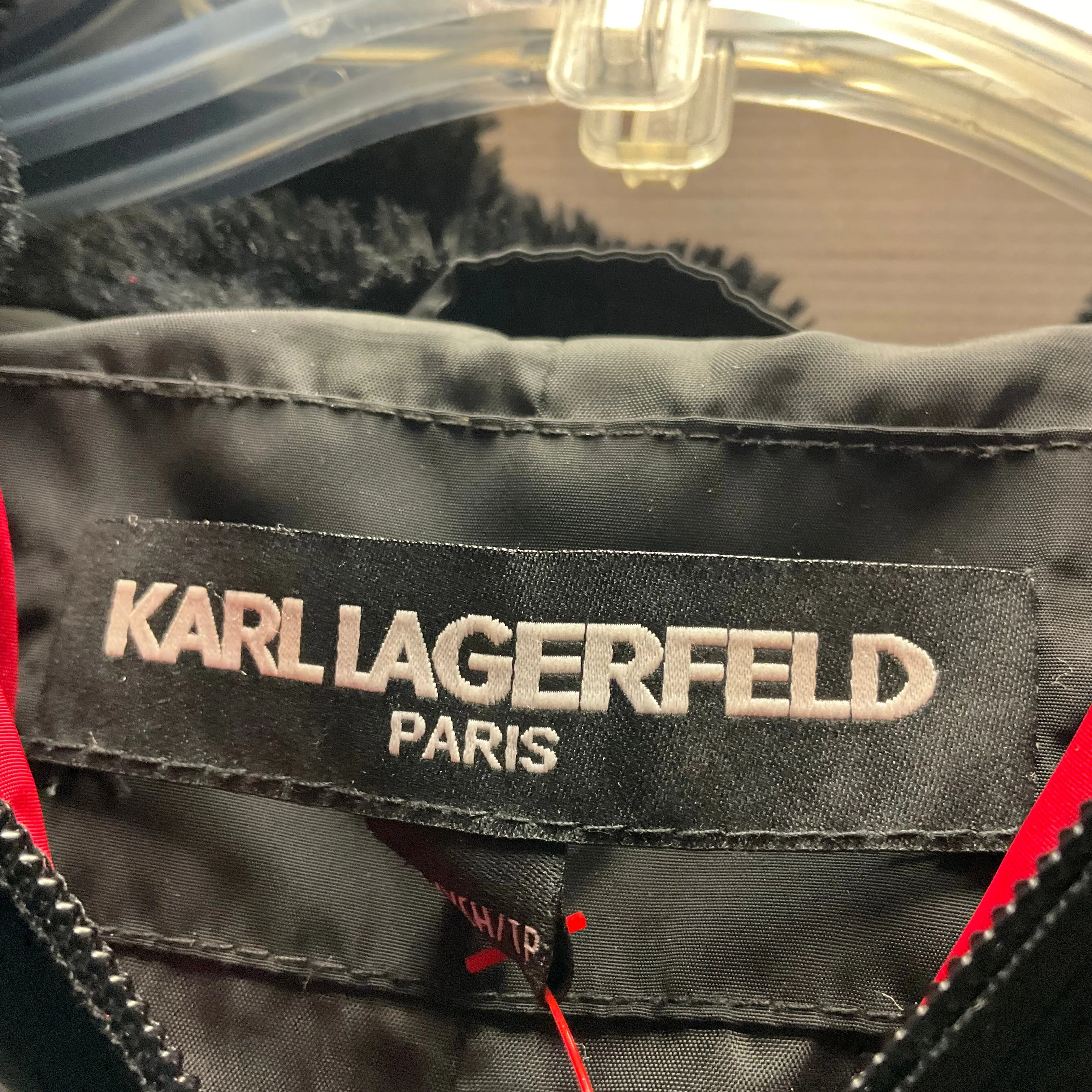 Coat Puffer & Quilted By Karl Lagerfeld In Black, Size: Xs