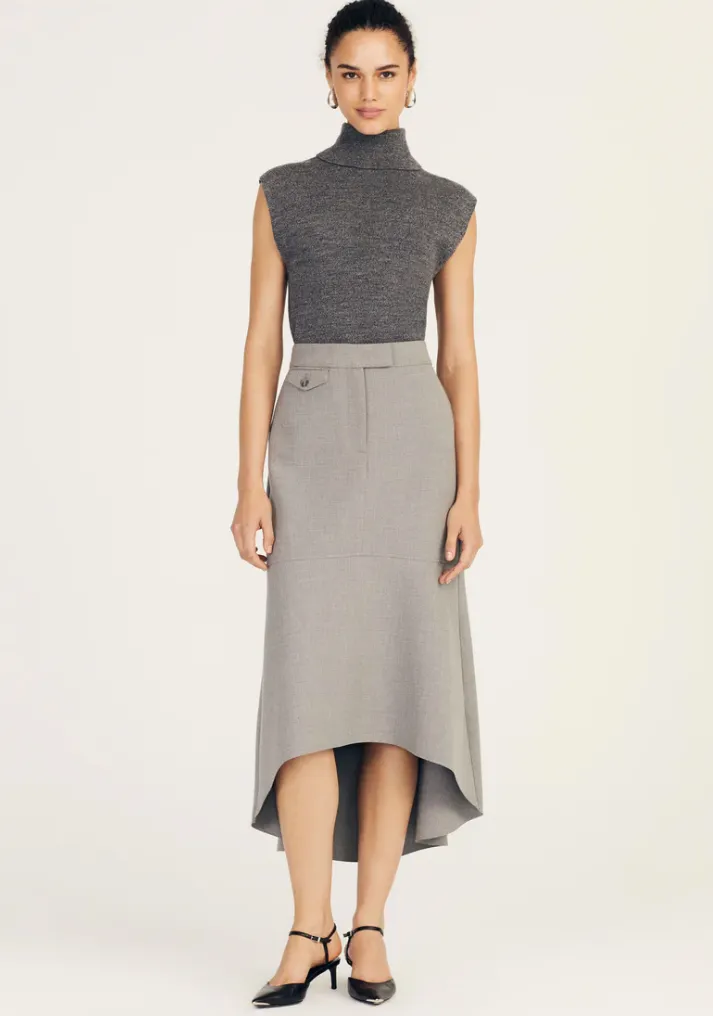 Contro Turtleneck Knit Vest
