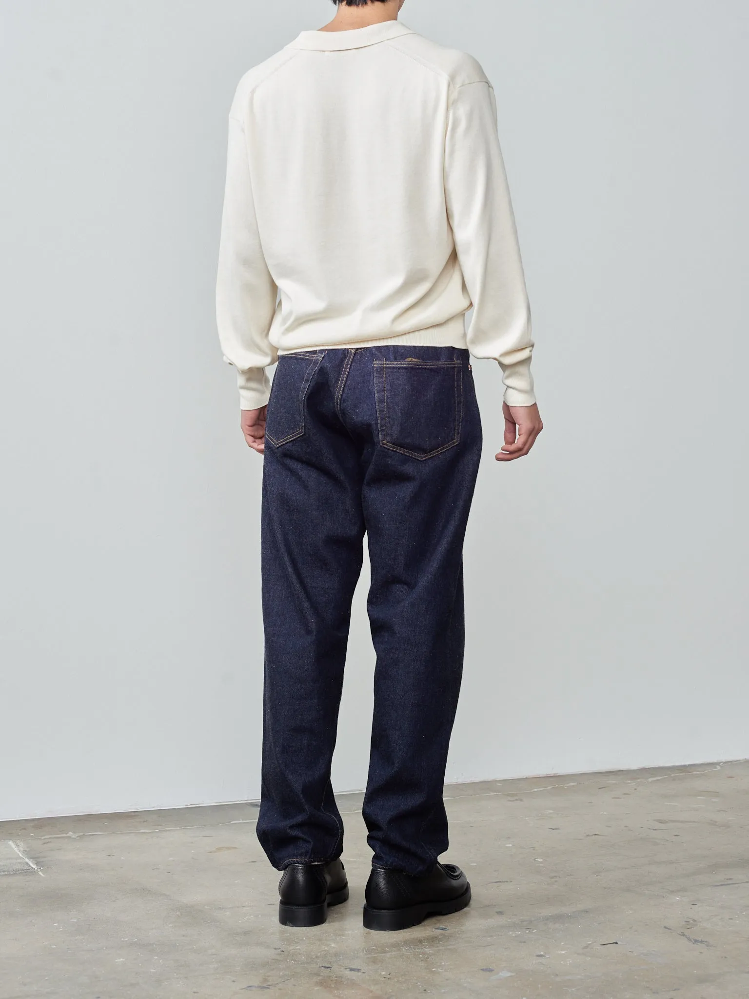 Cotton Knit Skipper Shirt - Ecru