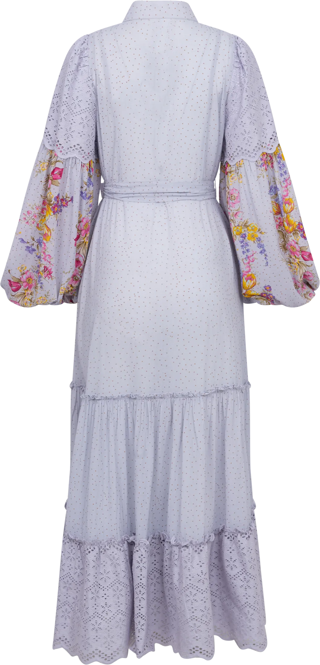 Cotton Slub Shirt Dress - Flower Market