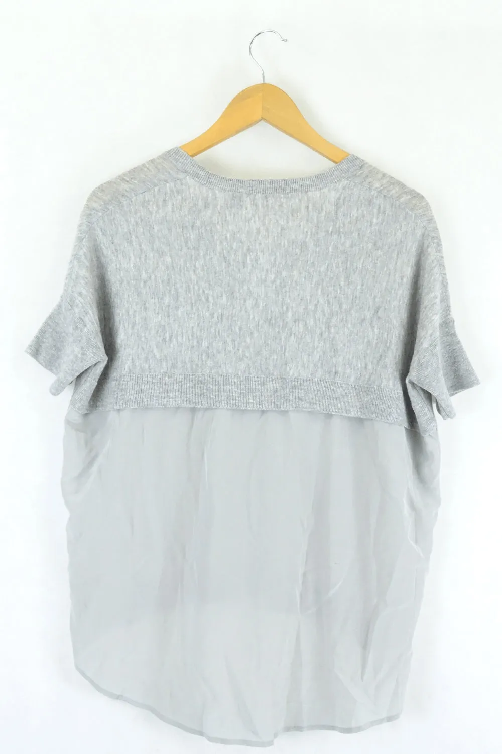 Country Road Grey Knit Blouse XXS