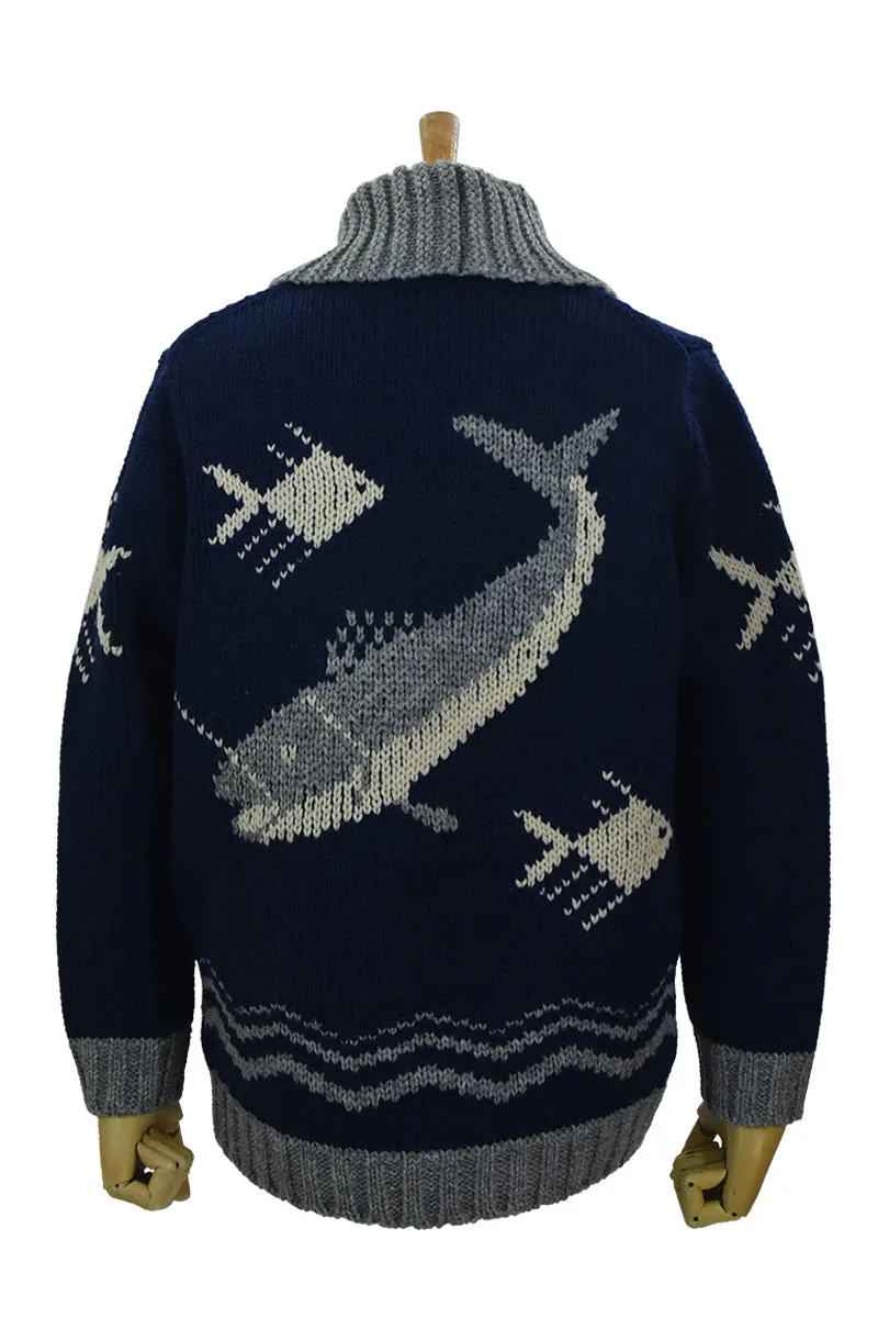 Cowichan Sweater “SEA BASS”