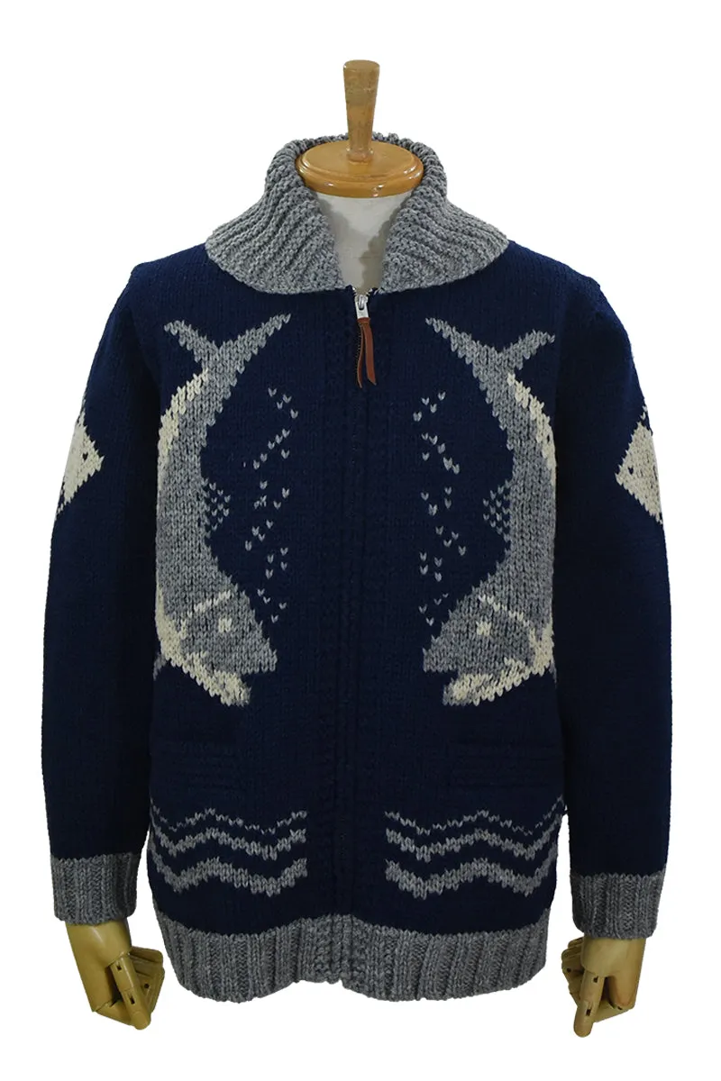 Cowichan Sweater “SEA BASS”