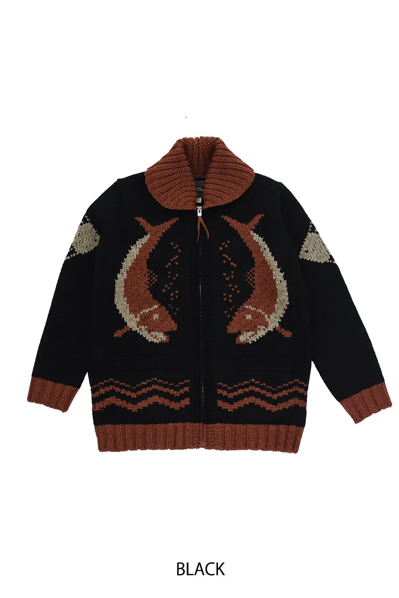 Cowichan Sweater “SEA BASS”
