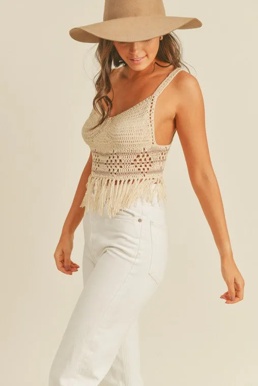 Crochet Fringe Top