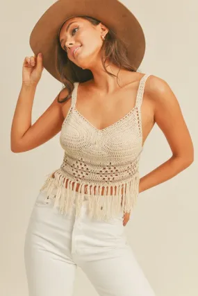 Crochet Fringe Top