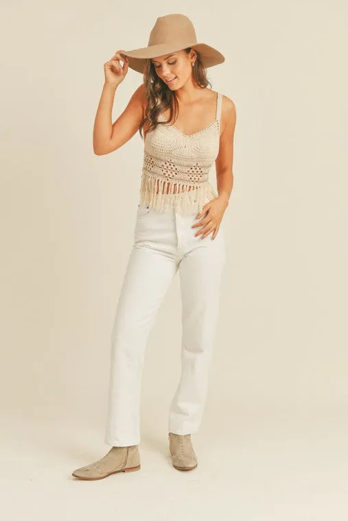 Crochet Fringe Top
