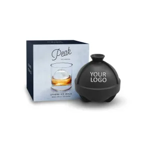 Custom W&P Peak Single Sphere Ice Mold, Charcoal