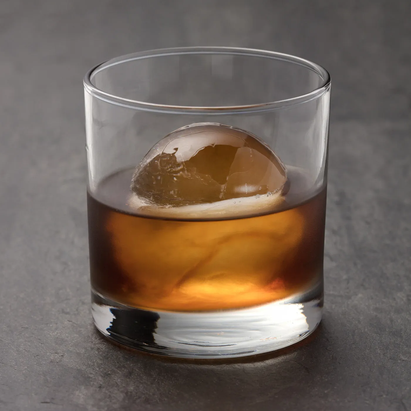 Custom W&P Peak Single Sphere Ice Mold, Charcoal