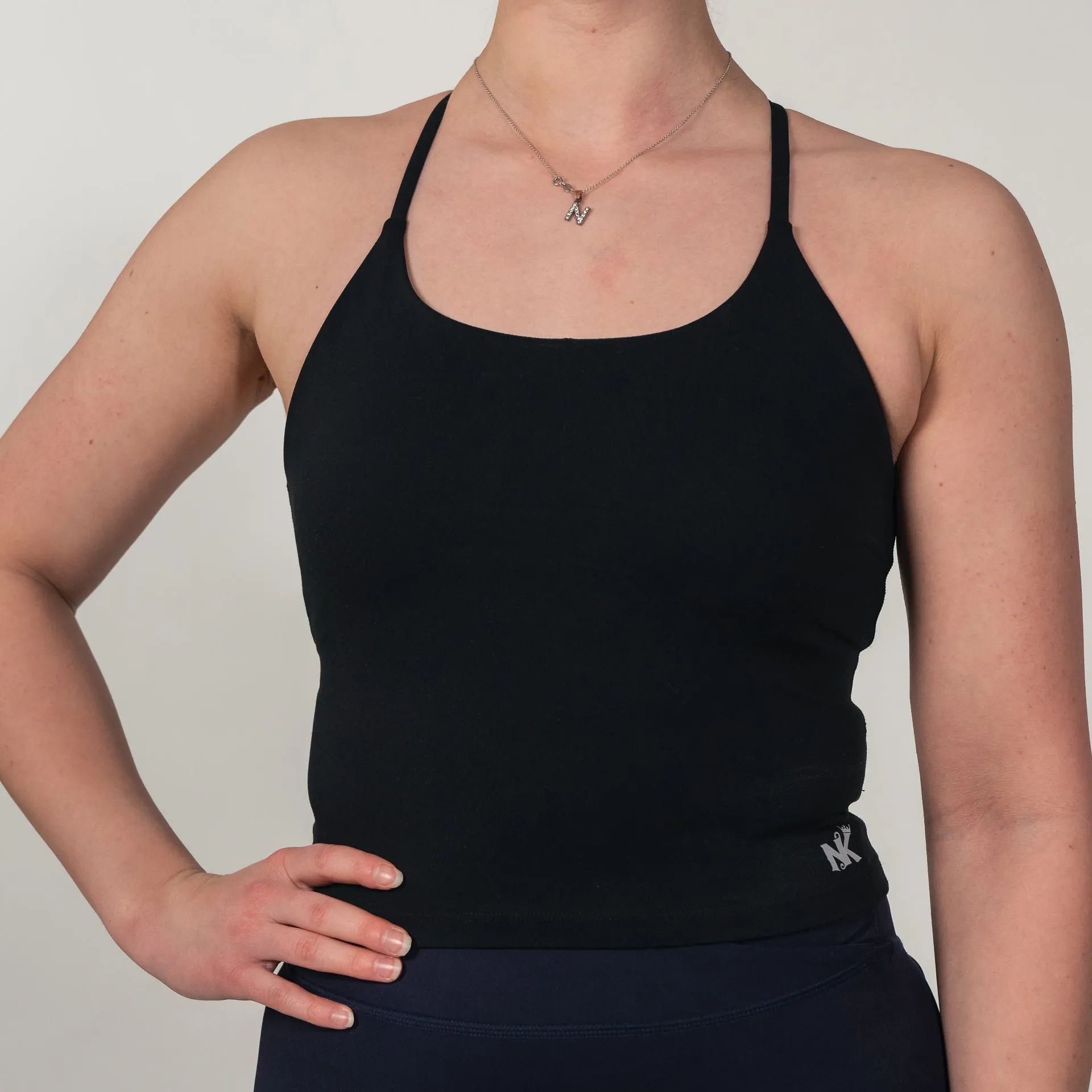Darcy - Inbuilt Bra Top Onyx