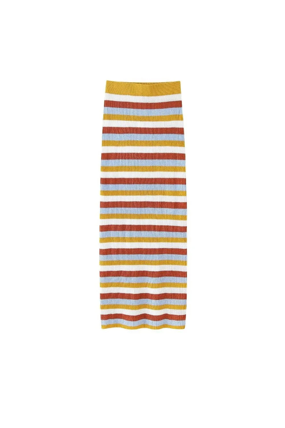 ‘Diana’  Stripe-Knit Vest Top & Skirt Set  (Sold Separately)