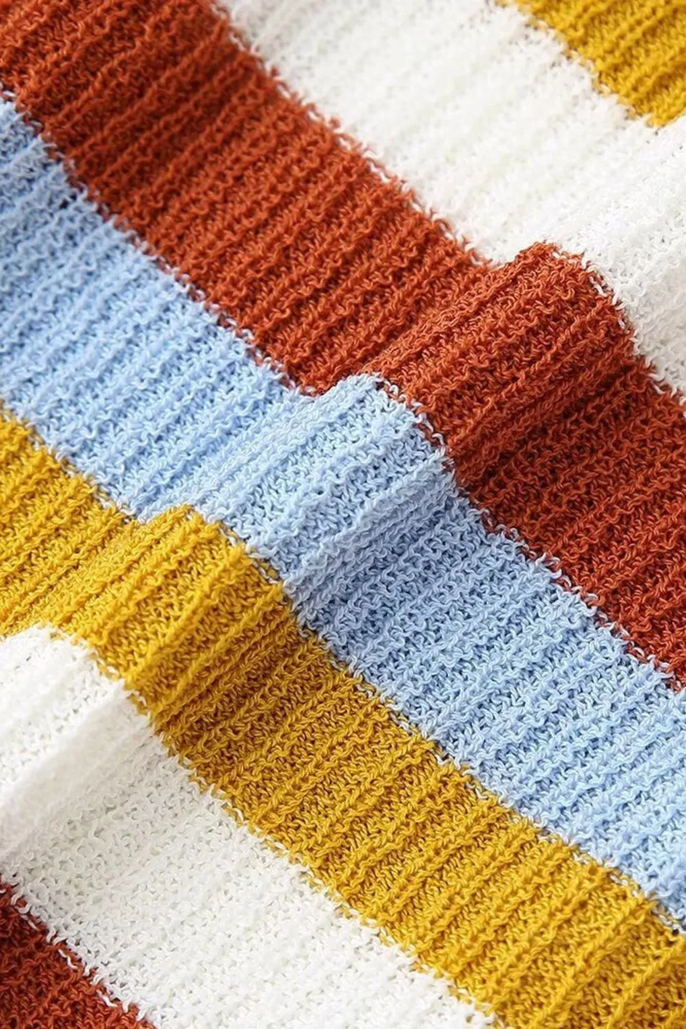 ‘Diana’  Stripe-Knit Vest Top & Skirt Set  (Sold Separately)