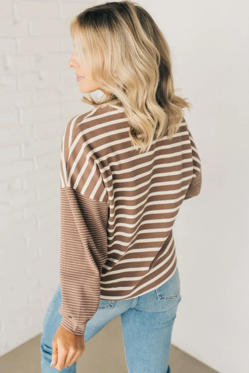 Double Stripe Thermal Top