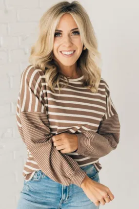 Double Stripe Thermal Top