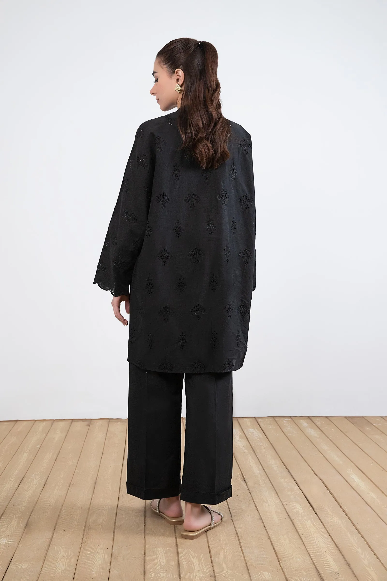 Embroidered Cambric Co-Ord Set | MB-EF24-160