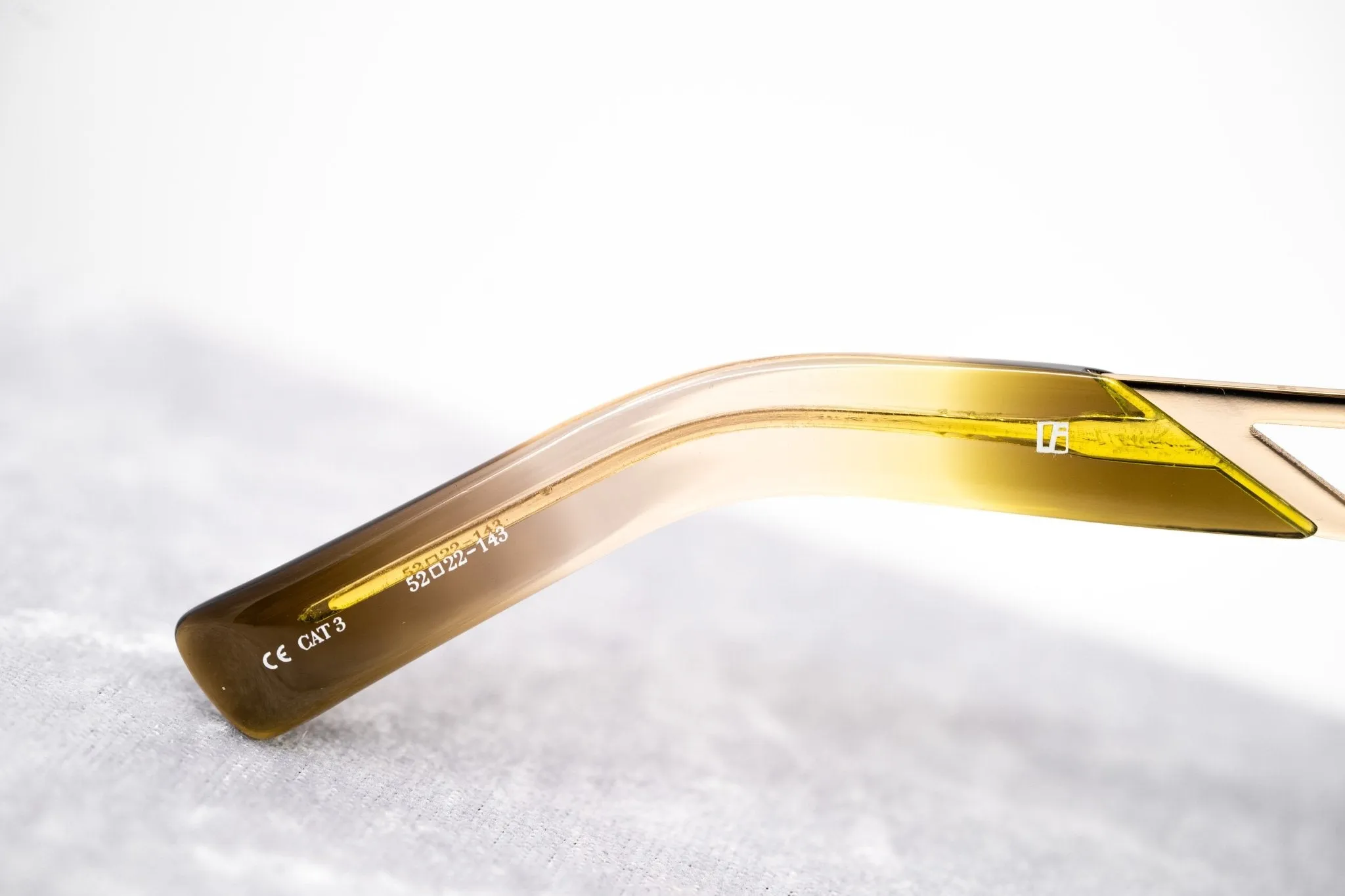 Erdem Ladies Sunglasses Cat Eye Light Gold and Brown EDM4C11SUN