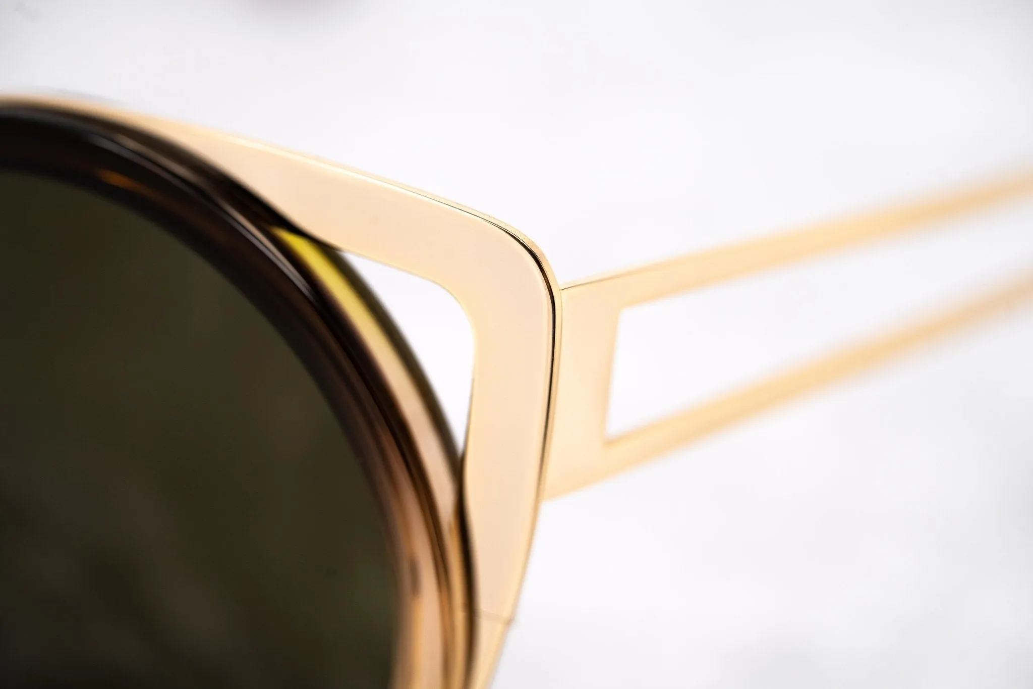 Erdem Ladies Sunglasses Cat Eye Light Gold and Brown EDM4C11SUN