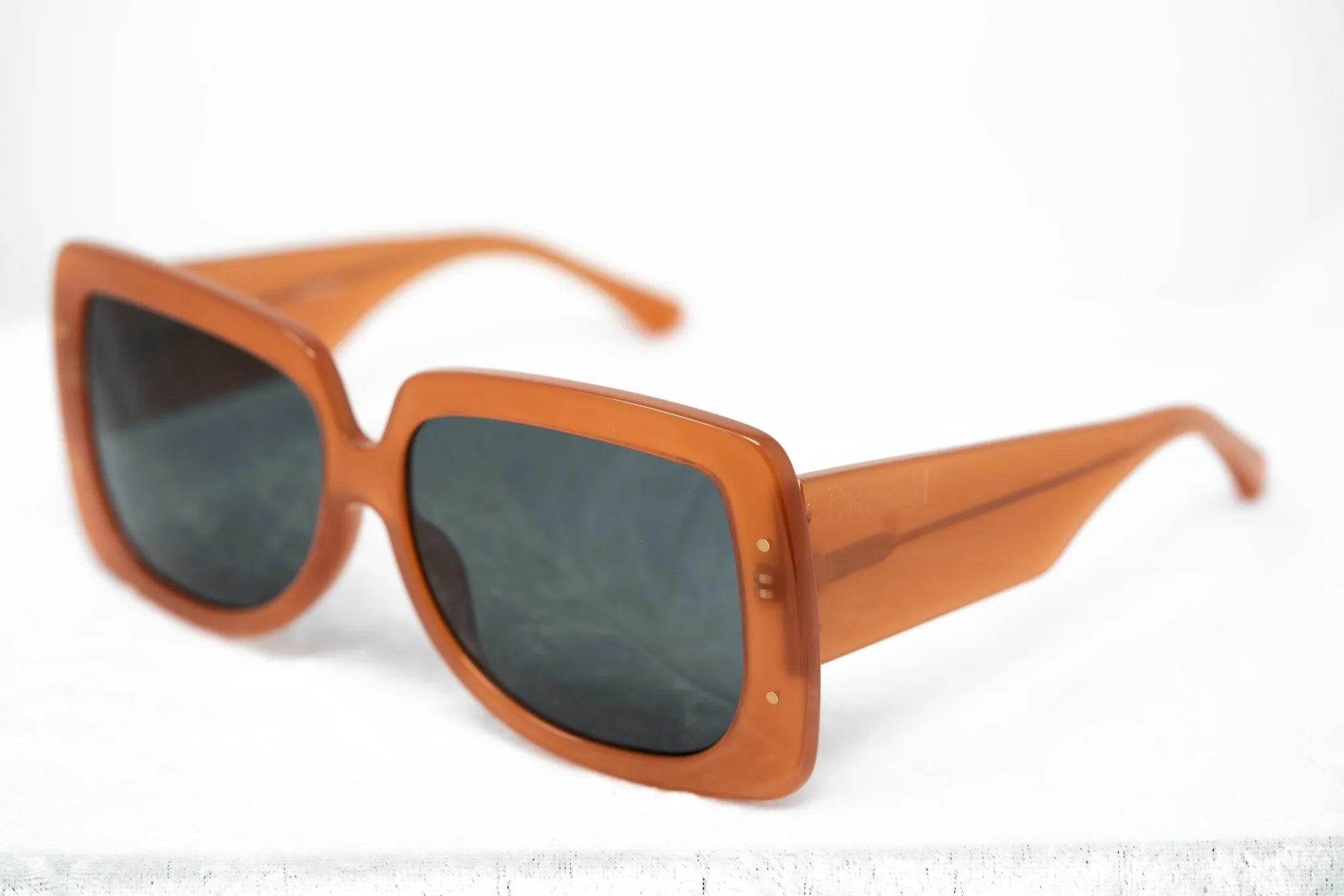 Erdem Ladies Sunglasses Oversized Burnt Orange and Grey