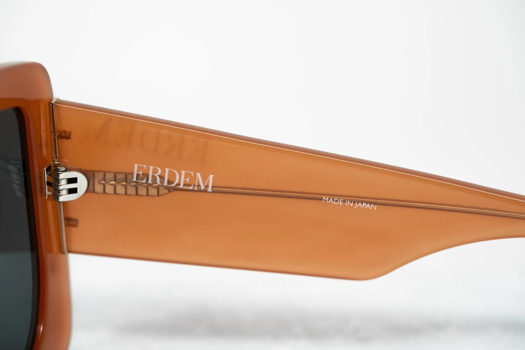 Erdem Ladies Sunglasses Oversized Burnt Orange and Grey