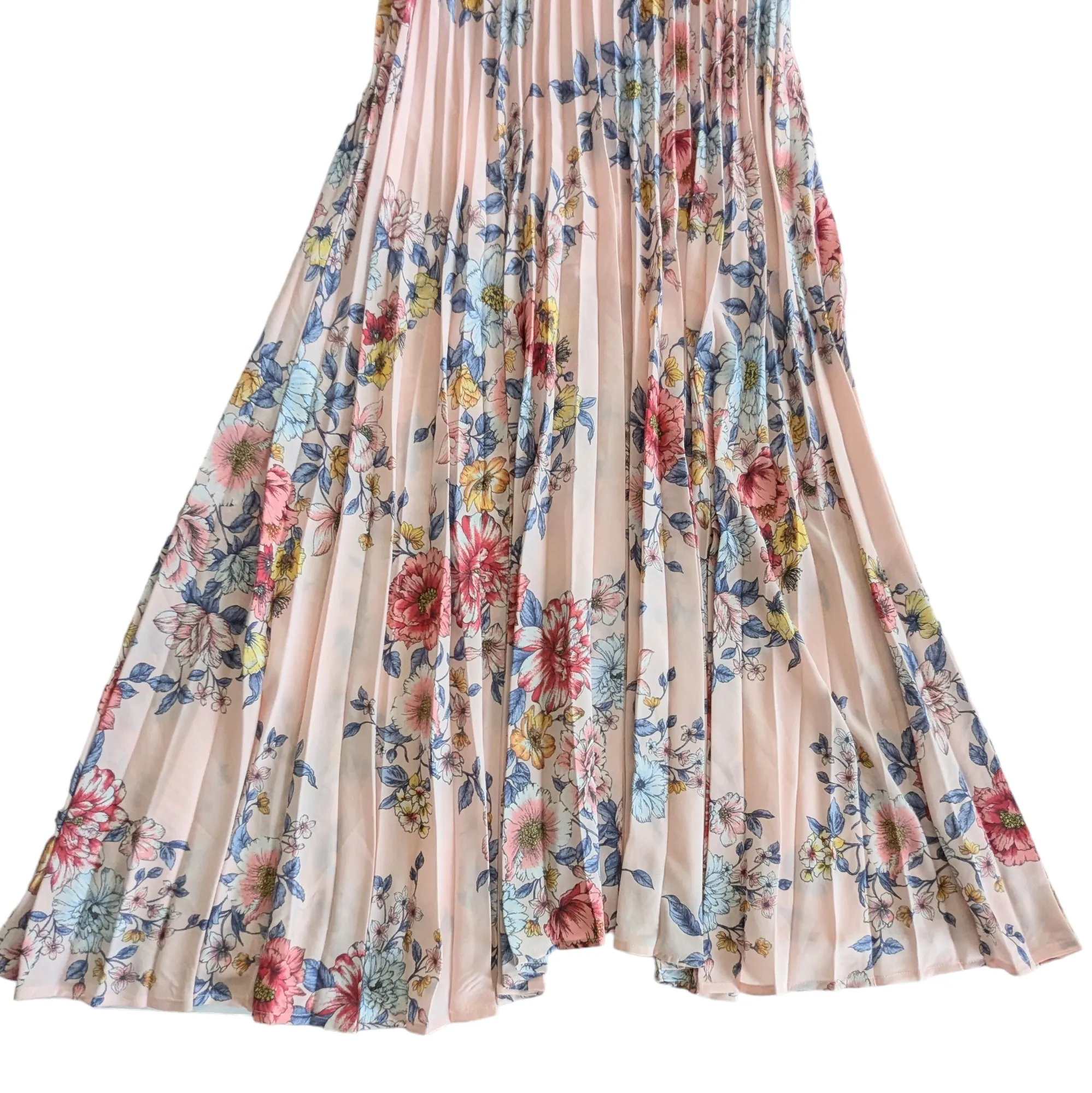 Evolution Pink Floral Maxi Dress Size Medium