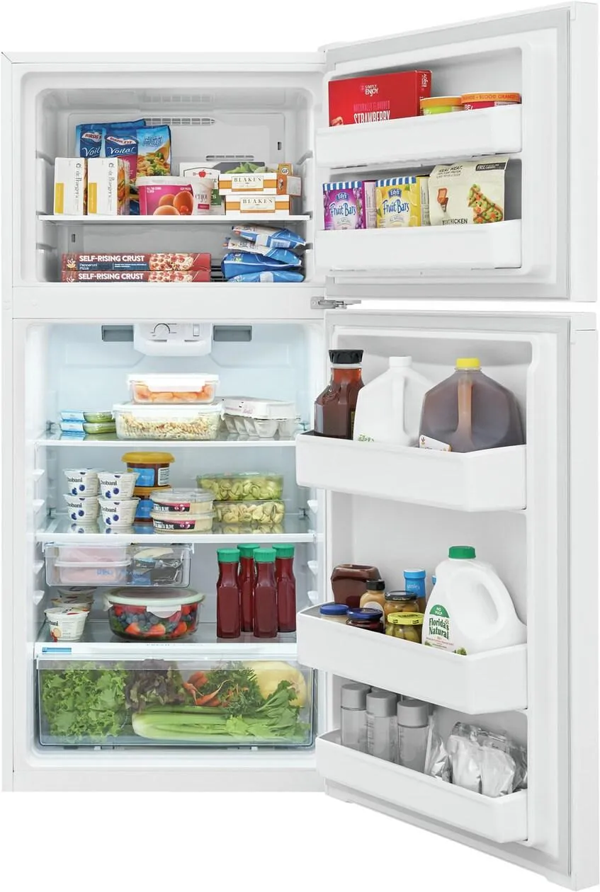 FFTR1425VW Frigidaire 13.9 Cu. Ft. Top Freezer Refrigerator