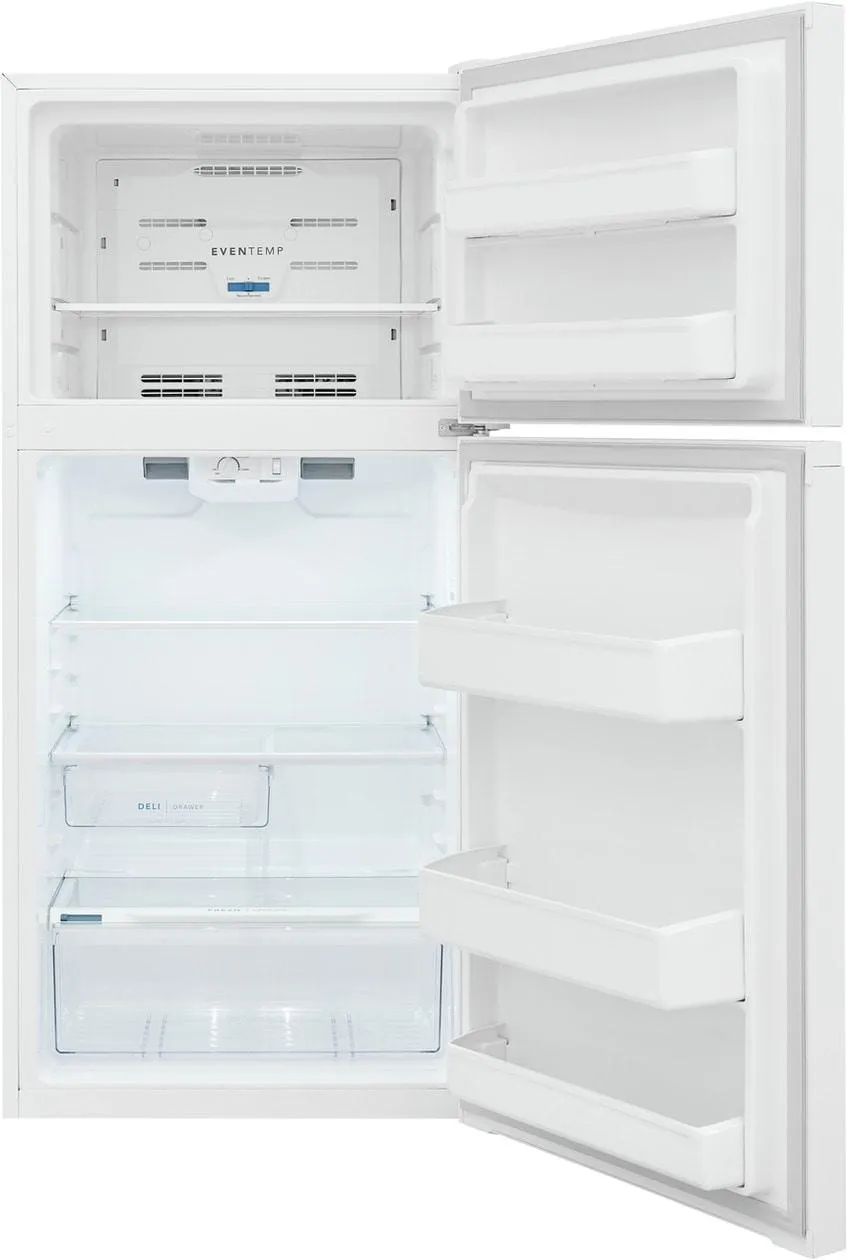 FFTR1425VW Frigidaire 13.9 Cu. Ft. Top Freezer Refrigerator