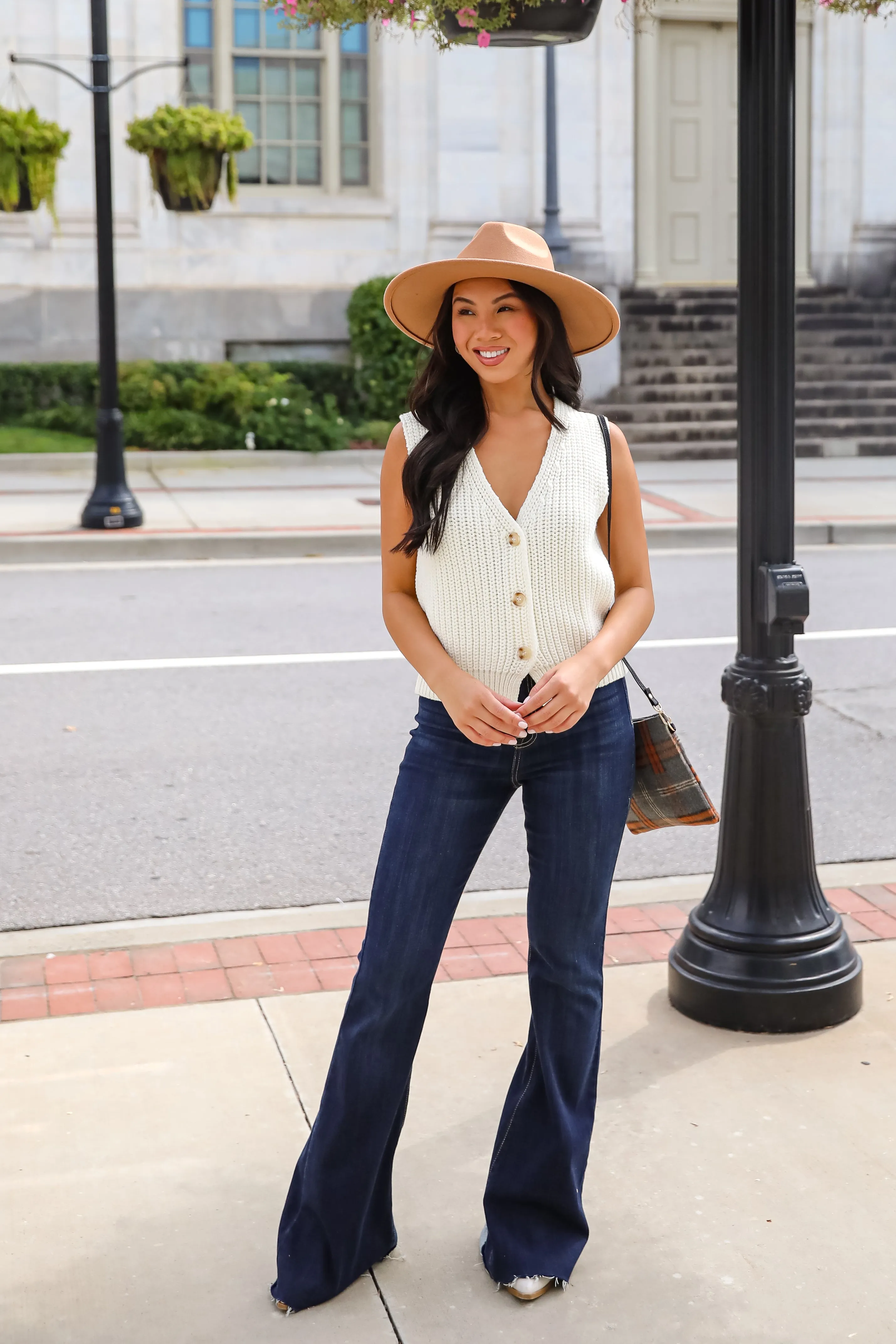 FINAL SALE - Cozy Guarantee Ivory Sweater Vest