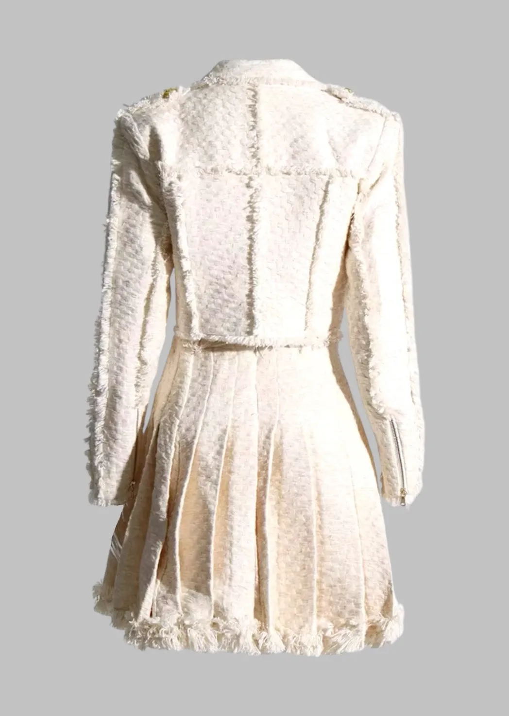 Flavie Fringe Trim Two-Piece Set