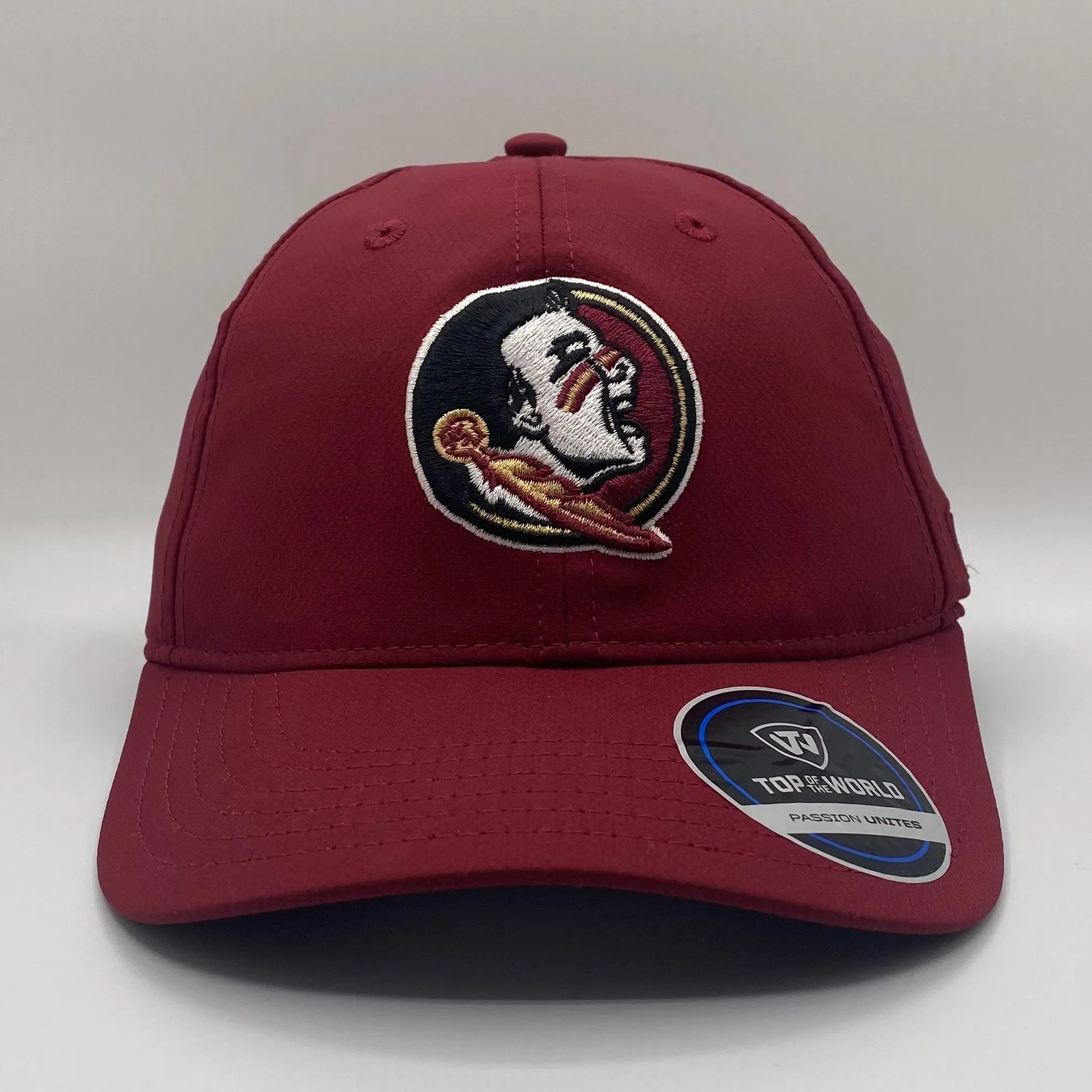 Florida State Top of the World Garnet Seminoles Adjustable Hat