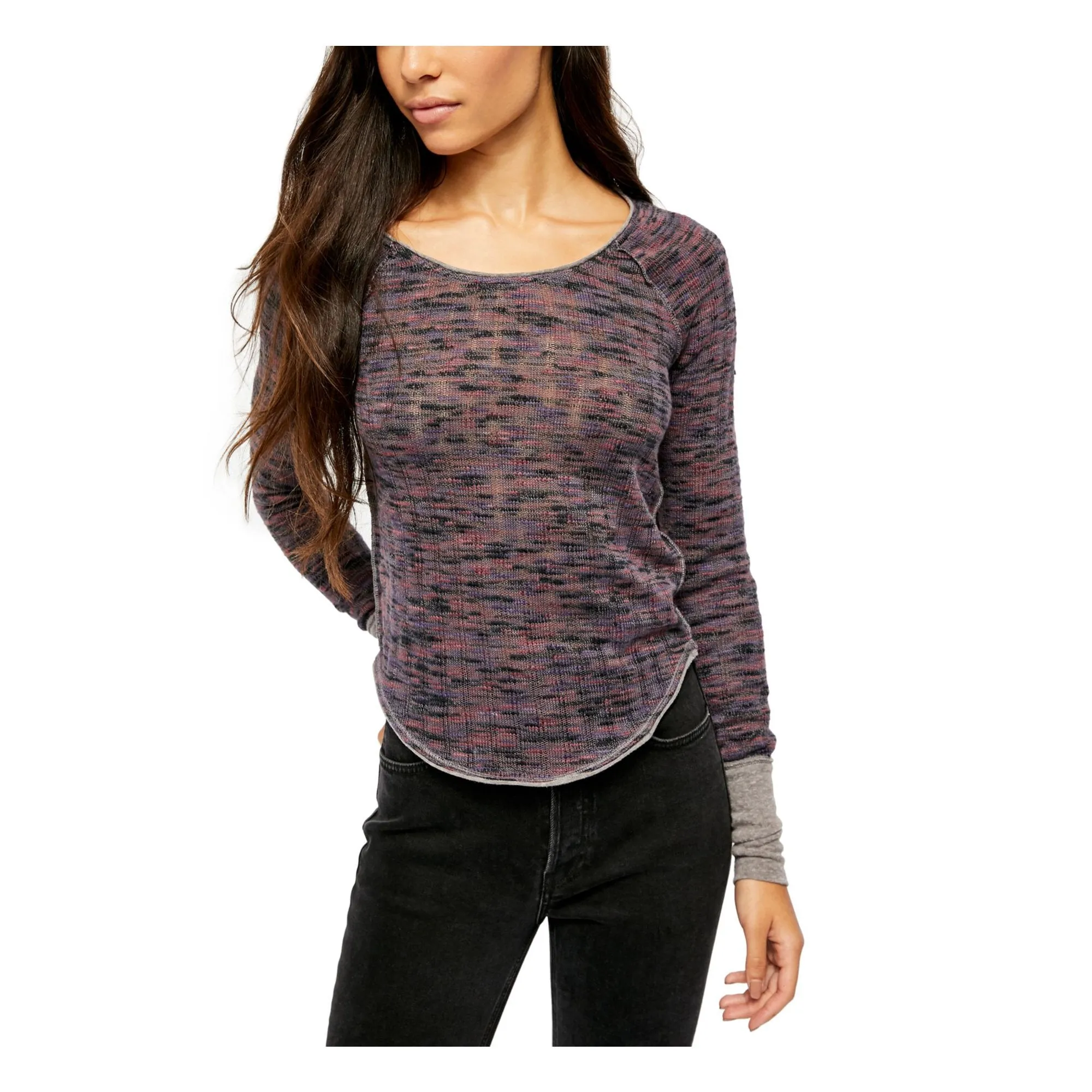 FREE PEOPLE Spaced Out Knit Top