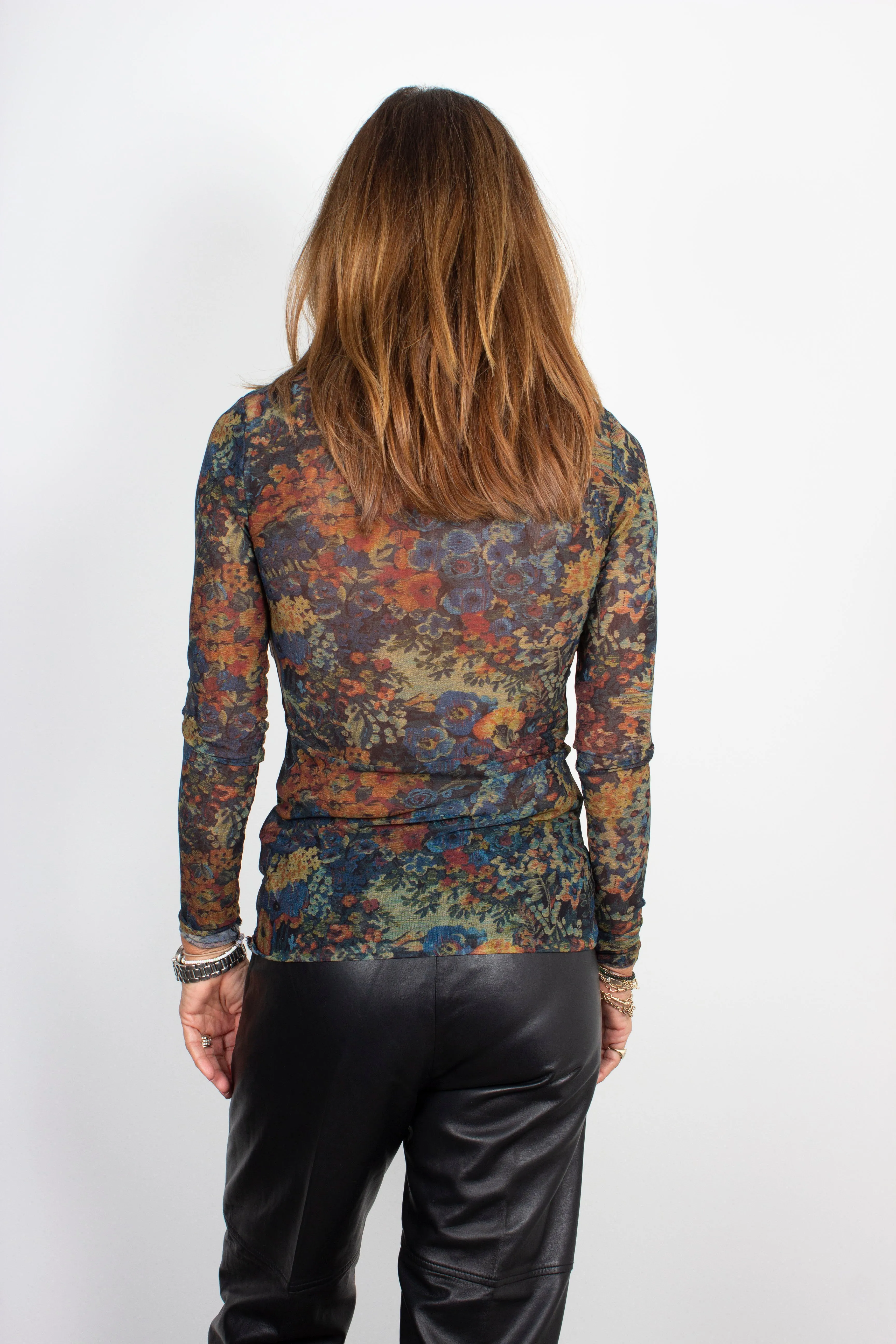 GANNI T3153 Fitted Rollneck in Butternut