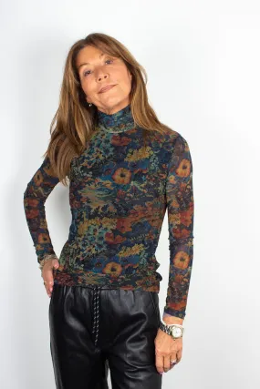 GANNI T3153 Fitted Rollneck in Butternut