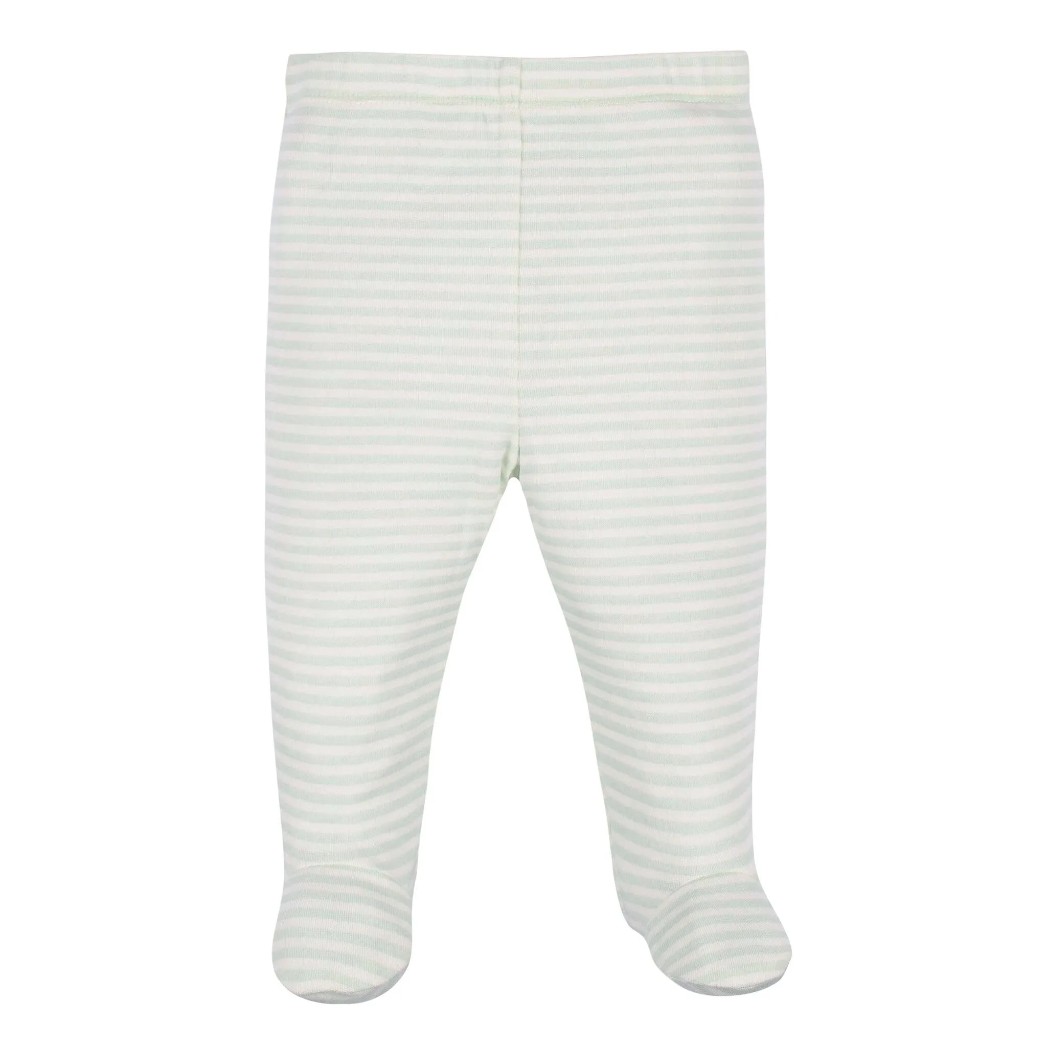 Gerber 3-Piece Baby Boy Wildflower Top, Footed Pant & Cap Set