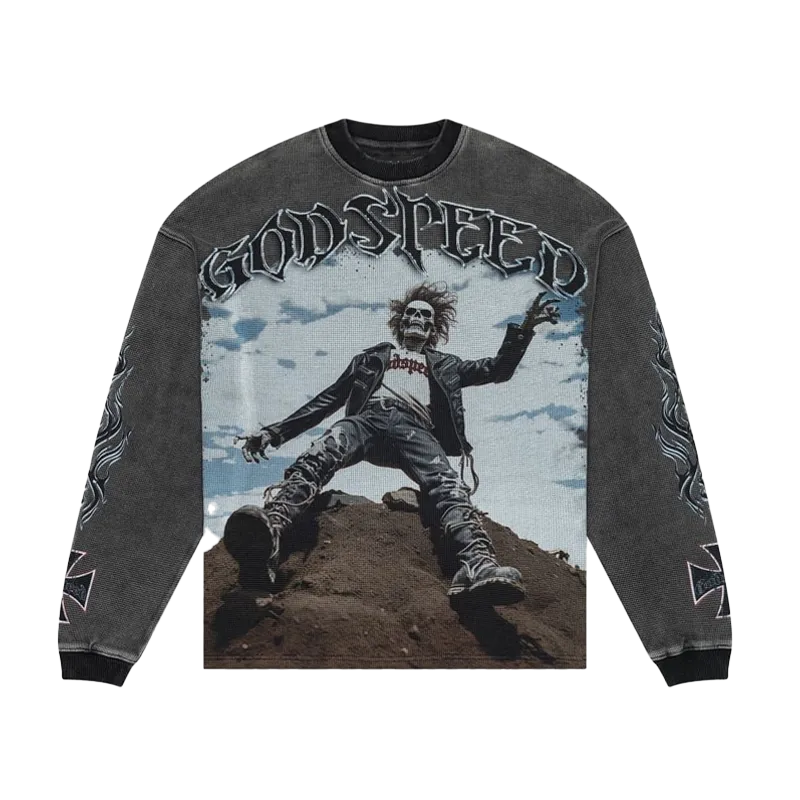 GODSPEED Rocker Thermal Long Sleeve (Grey wash)