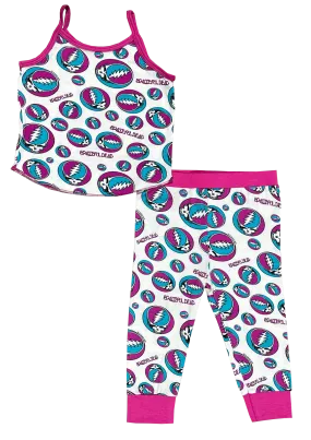 Grateful Dead Pink Tank Top Thermal Set