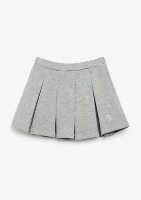 Grey Plush Skirt