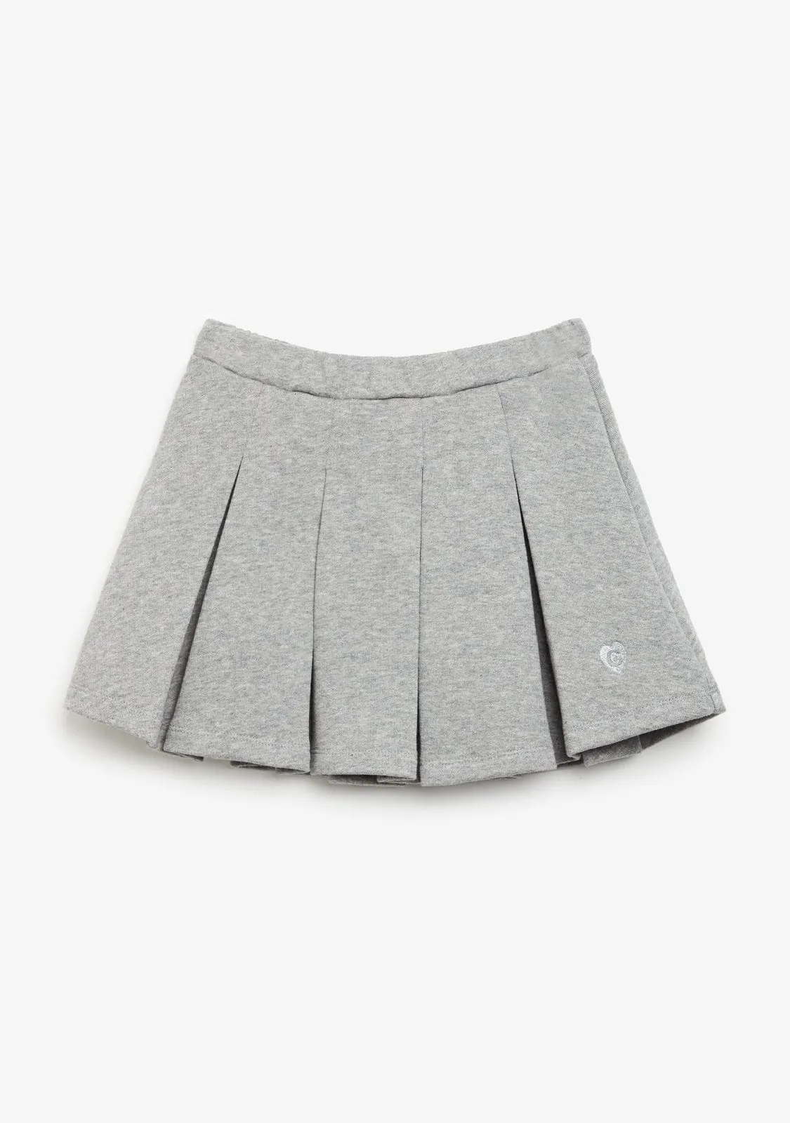 Grey Plush Skirt