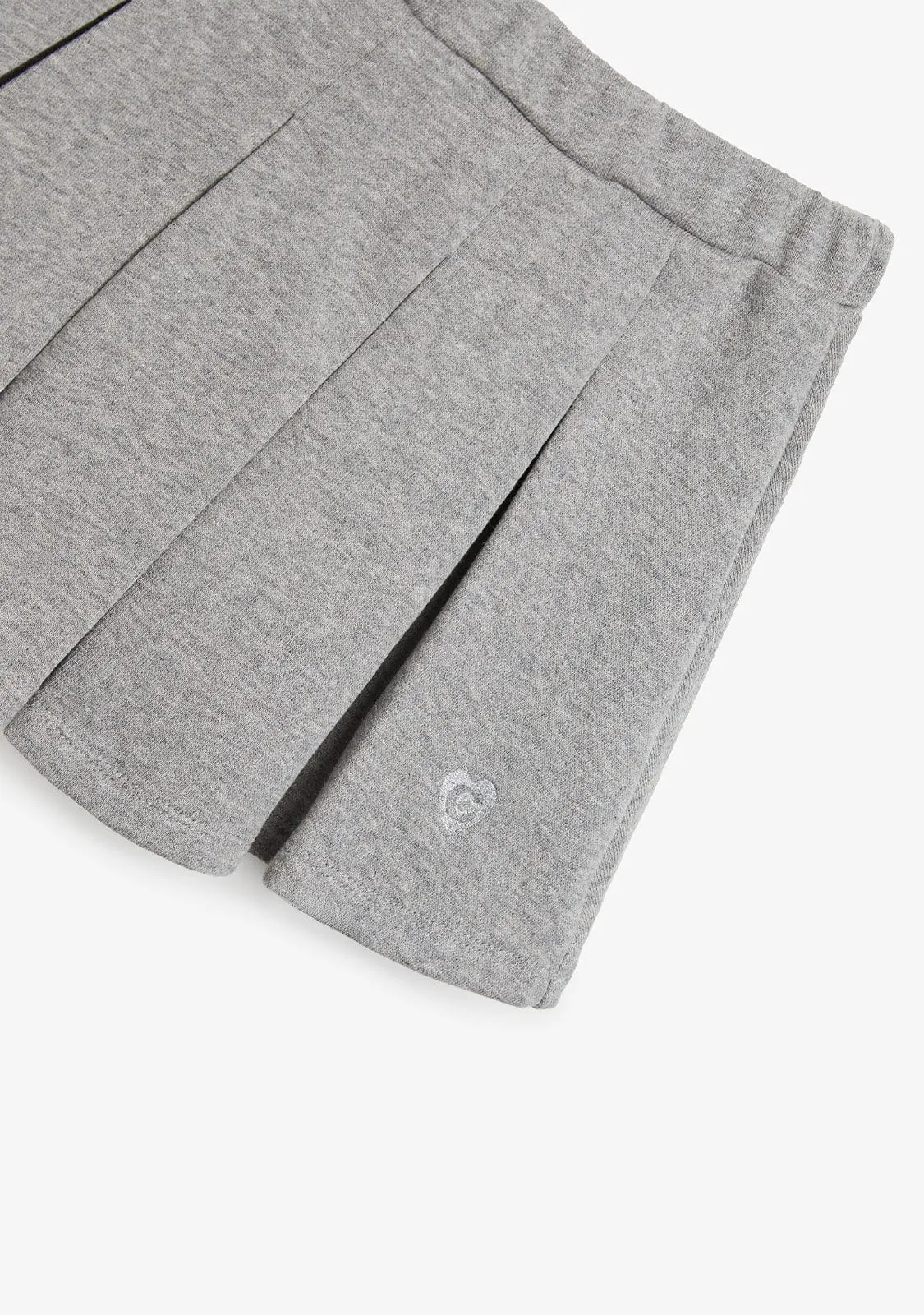 Grey Plush Skirt
