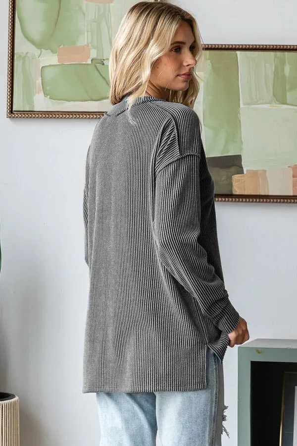 Hailey Ribbed Knit Top