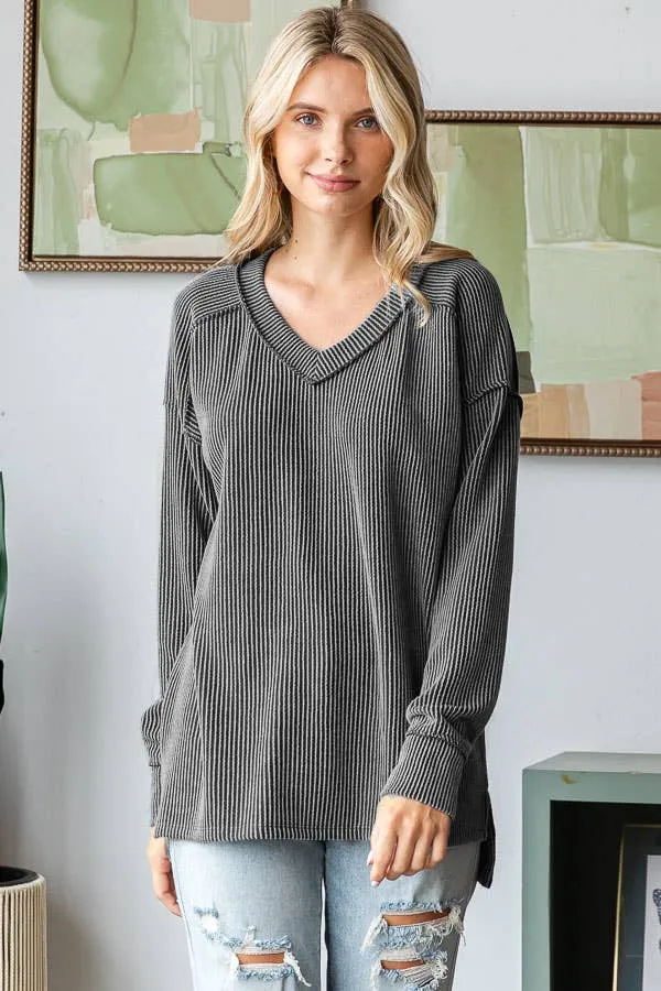 Hailey Ribbed Knit Top