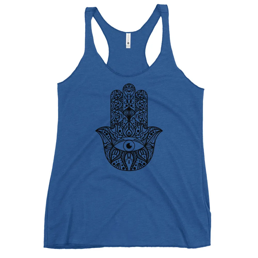 Hamsa hand yoga tank for ladies fashions