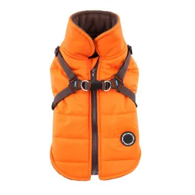 Harness Coat | Mountaineer Orange & Brown