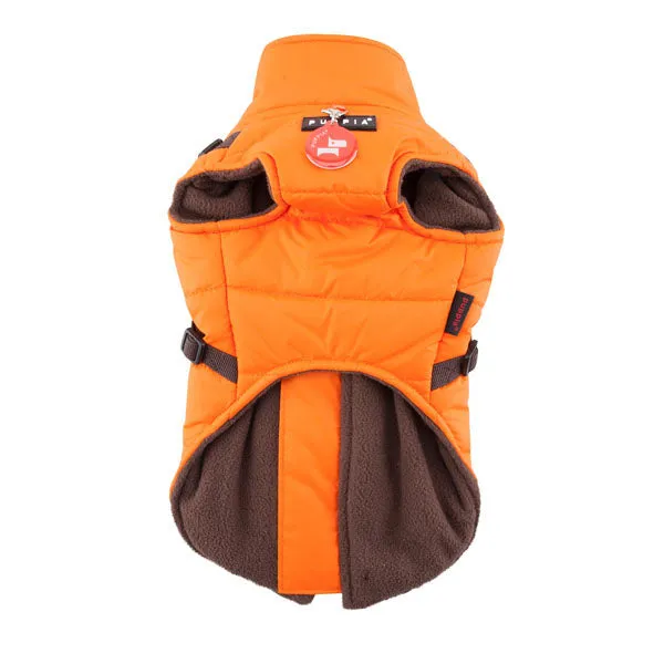Harness Coat | Mountaineer Orange & Brown