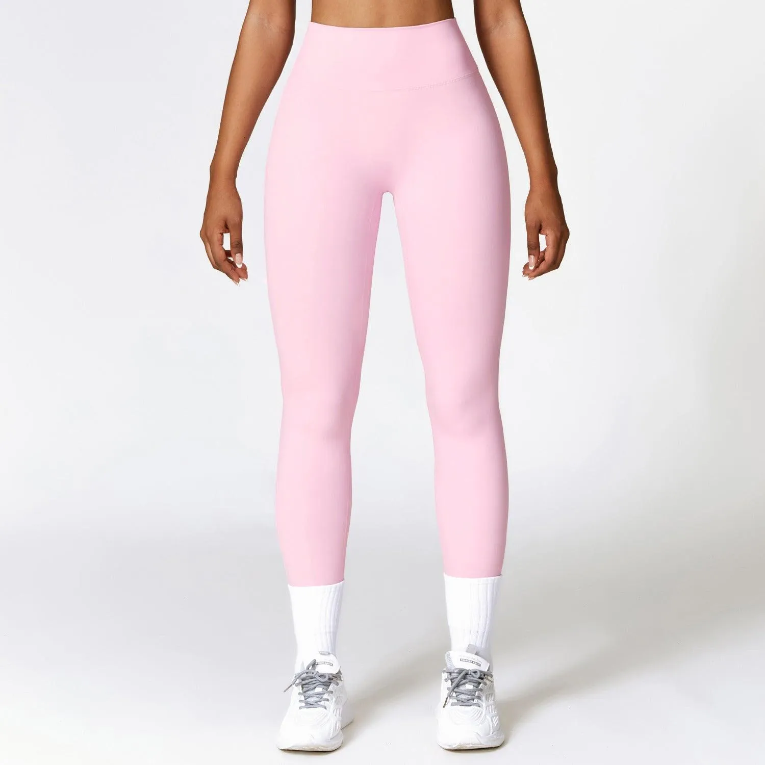 High Waist Hip Lift Brushed Yoga Pants Women's Fitness Pants
