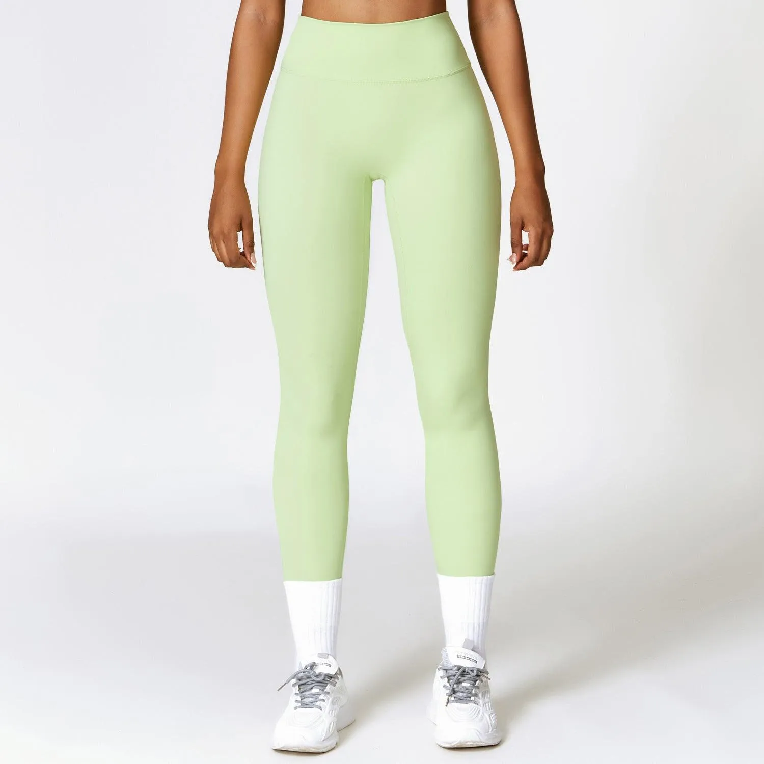 High Waist Hip Lift Brushed Yoga Pants Women's Fitness Pants
