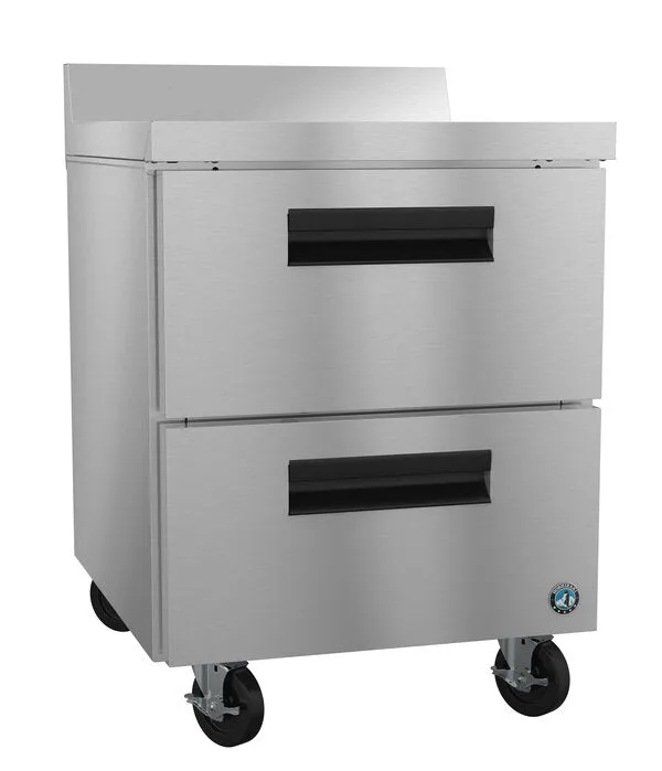 Hoshizaki WF27A-D2 27" Two Drawer Worktop Freezer, Stainless Drawers