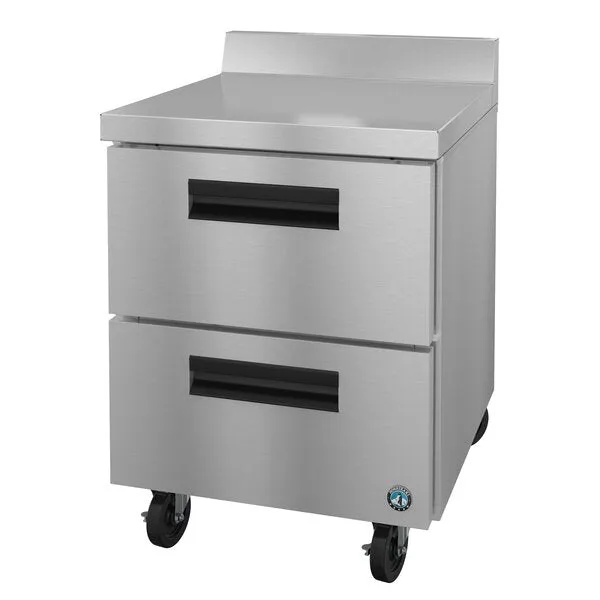 Hoshizaki WF27A-D2 27" Two Drawer Worktop Freezer, Stainless Drawers