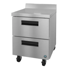 Hoshizaki WF27A-D2 27" Two Drawer Worktop Freezer, Stainless Drawers