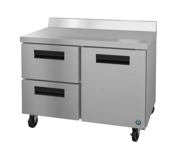 Hoshizaki WR48A-D2 48" One Door and Two Drawer Worktop Refrigerator