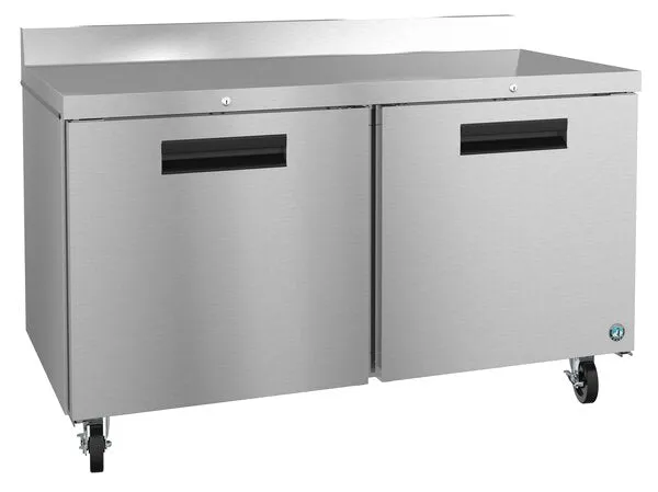 Hoshizaki WR60A 60" Two Door Worktop Refrigerator, Stainless Doors